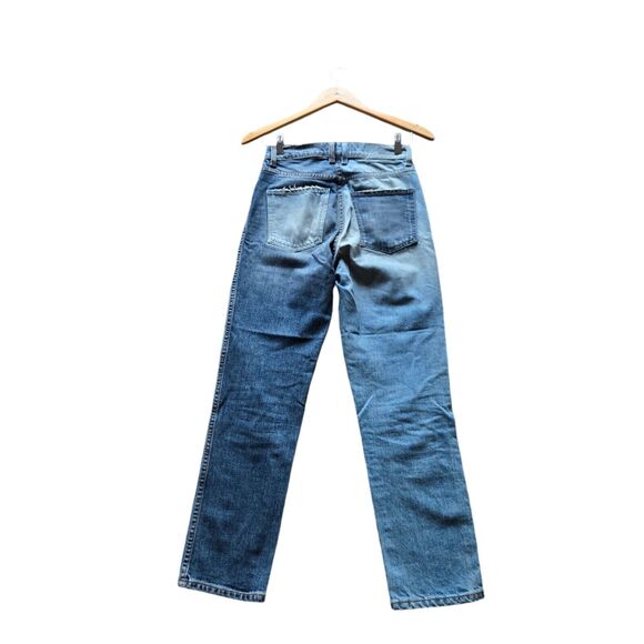 Revice Denim Patchwork Style High Waisted Straight Leg‎ Jeans Size 26 - Picture 2 of 6